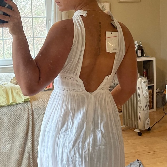 ASOS | White Detailed Maxi Dress - Picture 4 of 9